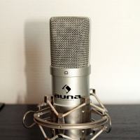 Конденсаторный микрофон Auna MIC-900S USB (Silver)
