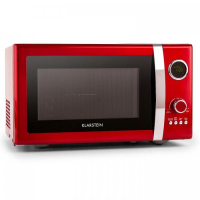 Микроволновка-гриль Klarstein Fine Dinesty (23L,800Вт,гриль:1000Вт,12прог) КРАСНАЯ