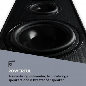 3-полосная пассивная акустическая система Auna Line E 1005 Hi-Fi (700 Вт.) Black