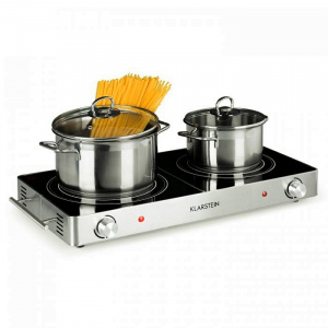 Электроплита Klarstein VariCook Duo 3000W из нержавеющей стали.