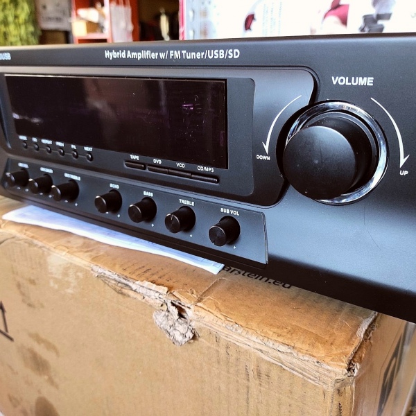 5.1-канальный ресивер Auna AMP-3800 (600W) USB SD FM