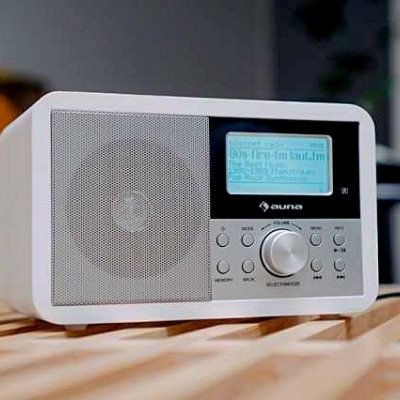 Компакт-интернет-радио Auna Mini Worldwide (WLAN,USB,AUX ,FM, DAB) white