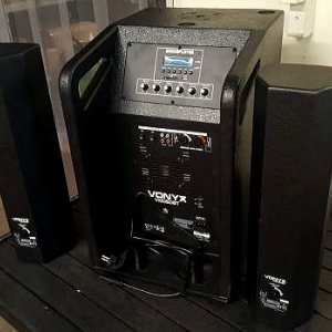 Активный комплект  Vonyx VX1050-2.1(BT,USB,SD,RCA,AUX,стойки) 700Вт