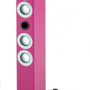 Акустическая мульти система ONE concept Tallboy (karaoke,АКБ,FM,BT,USB,SD,AUX) pink
