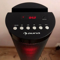 Активная акустика Auna Light Up Tower Speaker LED-40Вт (Bluetooth,USB,SD,AUX,FM)