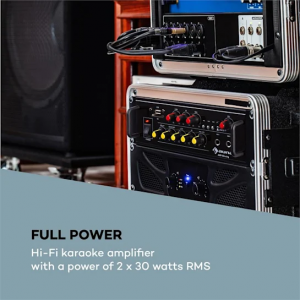 Компактный усилитель Auna Amp EQ BT 120 Bт USB SD 2 x MIC