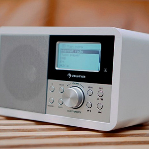 Компакт-интернет-радио Auna Mini Worldwide (WLAN,USB,AUX ,FM, DAB) white
