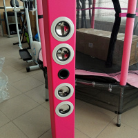 Акустическая мульти система ONE concept Tallboy (karaoke,АКБ,FM,BT,USB,SD,AUX) pink