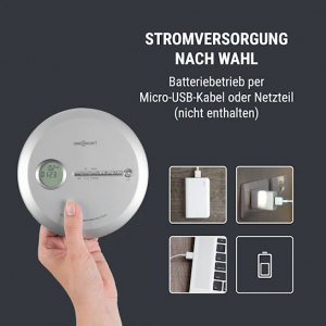 CD-плеер oneConcept CDC 100 MP3 Discman (CD-R,RW,MP3,Antishock,ESP,Micro-USB) Silver
