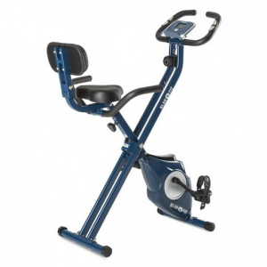 Велотренажер Klarfit Azura Pro X-Bike blau, монитор сердечного ритма, 100 кг