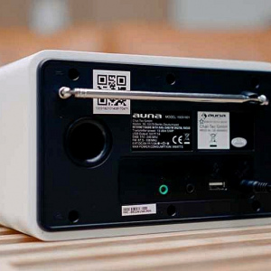 Компакт-интернет-радио Auna Mini Worldwide (WLAN,USB,AUX ,FM, DAB) white