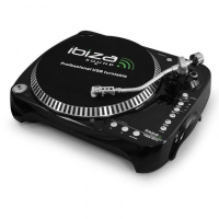 Dj-vinyl проигрыватель Ibiza Prof-Free Vinyl (USB,SD,MP3конвектор) Black