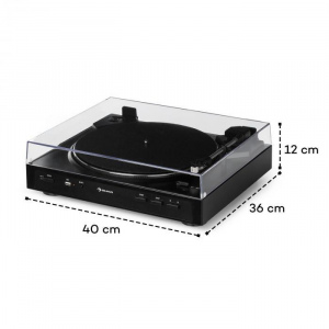 Vinyl-проигрыватель Auna Fullmatic (USB,автомат+,эквалайзер,AUX)