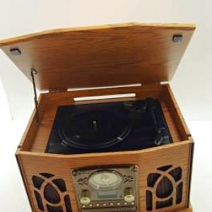 Стерео ретро проигрыватель Auna NR620 (Bluetooth,vinyl,cassette deck,CD,MP3,AUX,USB,DAB,FM)