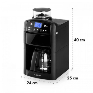 Кофеварка с интегрированной кофемолкой Klarstein Aromatica Thermo Mahlwerk BK