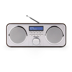 Радиоприемник с будильником Auna Georgia (DAB,FM,AUX) Wood