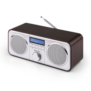 Радиоприемник с будильником Auna Georgia (DAB,FM,AUX) Wood