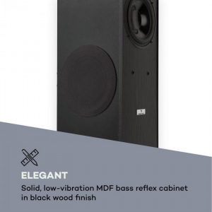 3-полосная пассивная акустическая система Auna Line E 1005 Hi-Fi (700 Вт.) Black