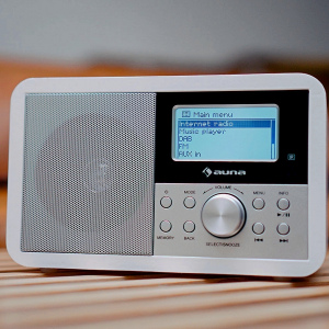 Компакт-интернет-радио Auna Mini Worldwide (WLAN,USB,AUX ,FM, DAB) white