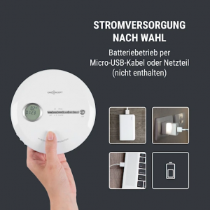 CD-плеер oneConcept CDC 100 MP3 Discman (CD-R,RW,MP3,Antishock,ESP,Micro-USB) White