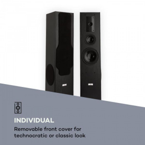 3-полосная пассивная акустическая система Auna Line E 1005 Hi-Fi (700 Вт.) Black