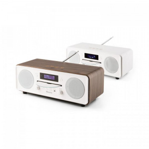 Проигрыватель CD с радиоприемником Auna Melodia (Bluetooth,CD,DAB +,FM,Будильник) wood