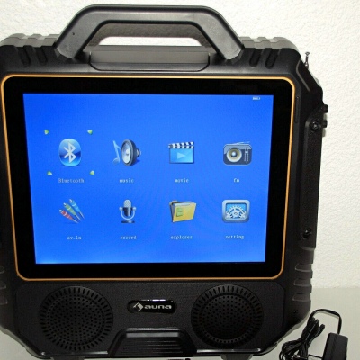 Комбо центр Auna Center Stage-4 (АКБ,TFT,Bluetooth,USB,FM,VHF) 30Вт