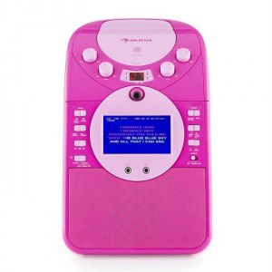 Караоке-система Auna ScreenStar (CD,USB,SD,MP3) PINK