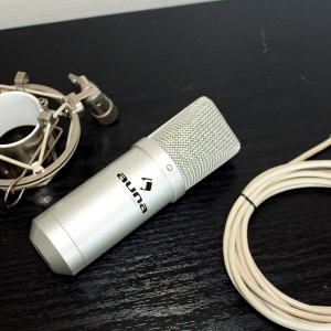 Конденсаторный микрофон Auna MIC-900S USB (Silver)
